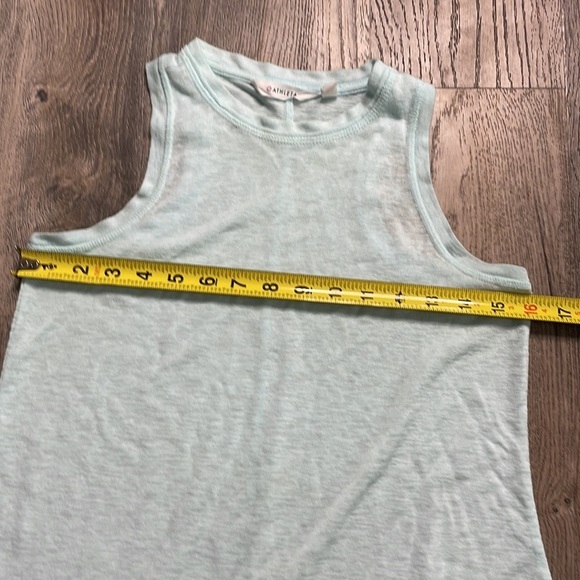 Athleta Women’s Light blue/mint Racerback Knit Tank, size xs - Picture 4 of 8